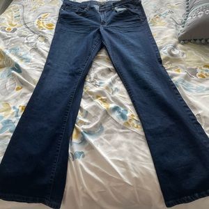 Banana Republic Slim Boot Cut Dark Wash Jeans